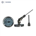 Termometer Bimetallic Batang 200mm Dengan Thermowell