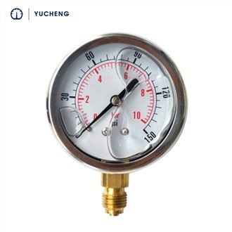 Glycerine Oil Filled Pressure Gauge